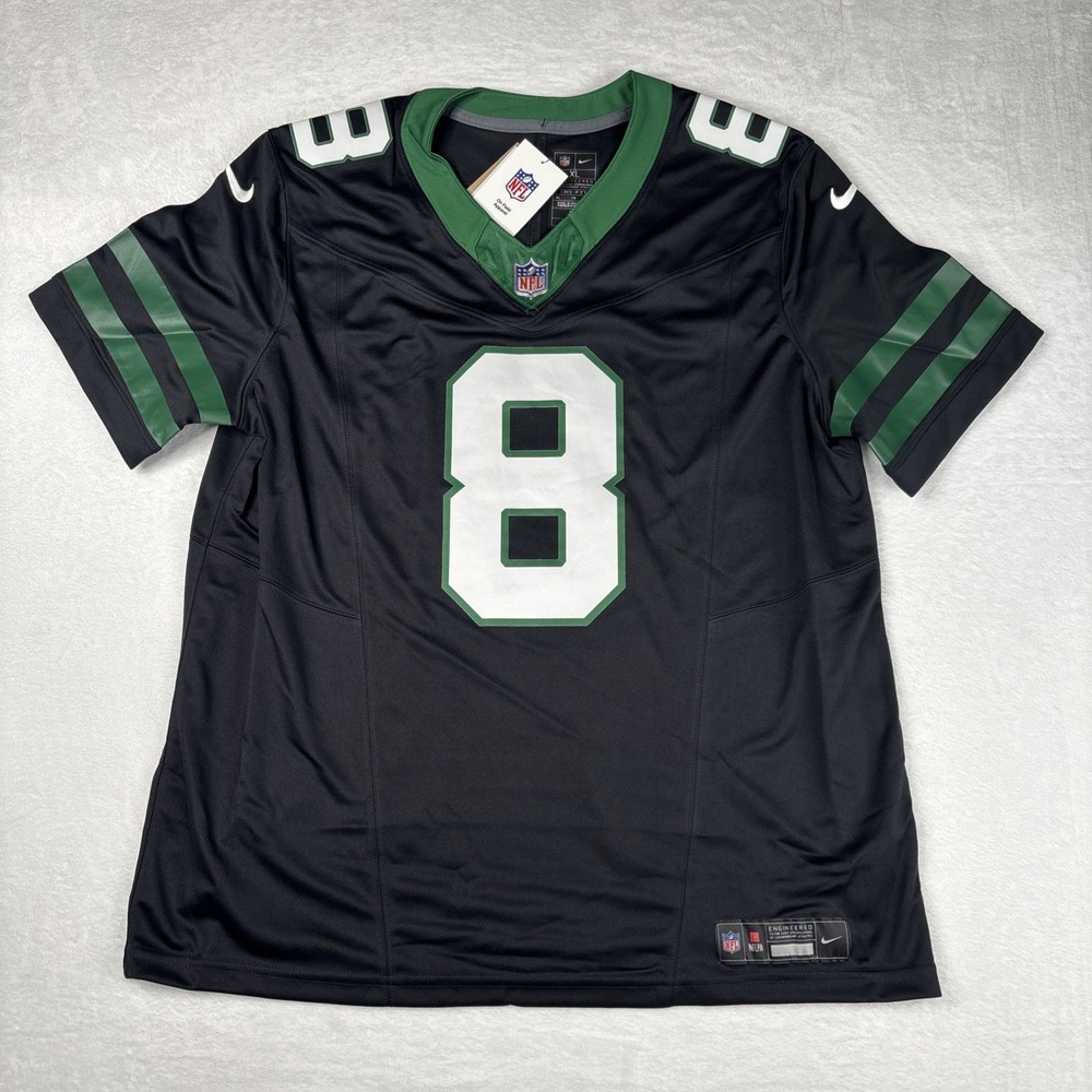 Aaron Rodgers Jets Nike Black Vapor Fuse Limited Jersey Size XL NWT